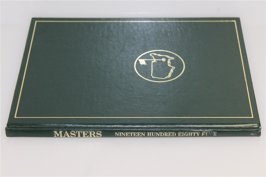 1985 Masters Tournament Annual Book - Bernard Langer Winner