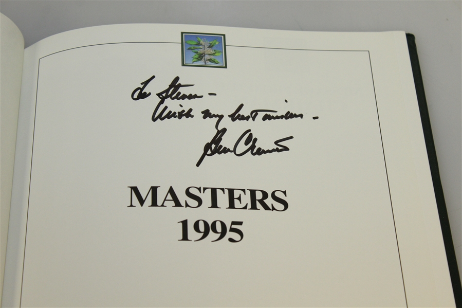 Ben Crenshaw Signed 1995 Masters Tournament Annual Book JSA ALOA