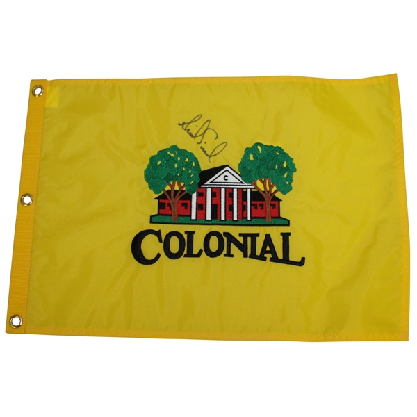Annika Soernstam Signed Colonial Country Club Flag JSA ALOA
