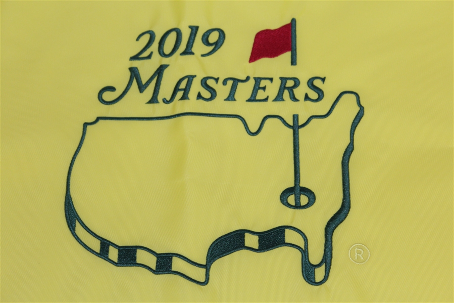 2019 Masters Embroidered Flag - Tiger Woods Win