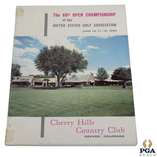 1960 US Open at Cherry Hills CC Official Program - Arnold Palmer 2nd Major Victory