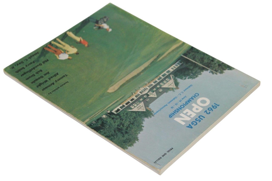 1962 US Open at Oakmont Country Club Program - Jack Nicklaus First PGA Win