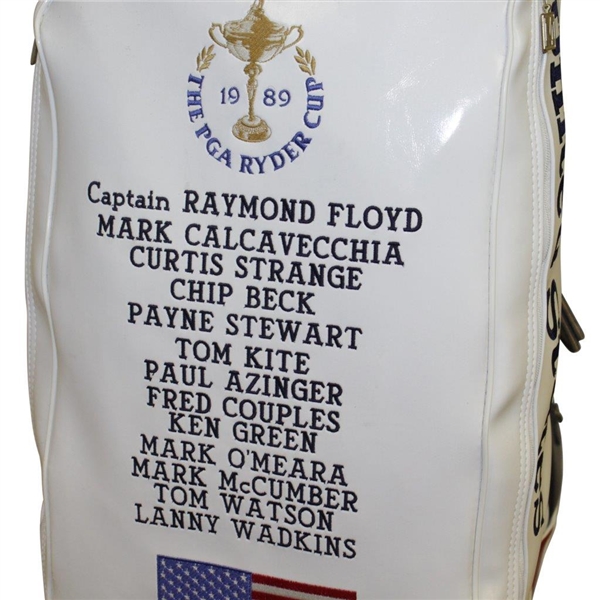 1989 Ryder Cup at Belfry Team USA Club Bag w/ Captain Floyd & Player Names