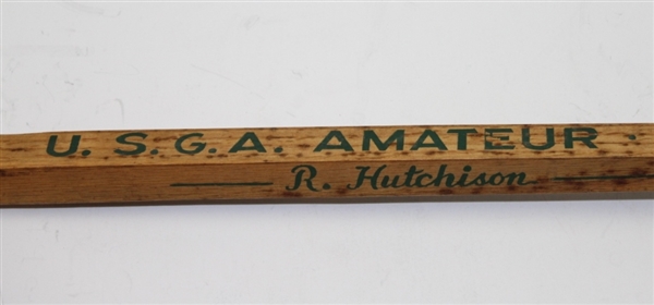 Ralph Hutchison's Wood Stimpmeter from 1951 US Amateur at Saucon Valley