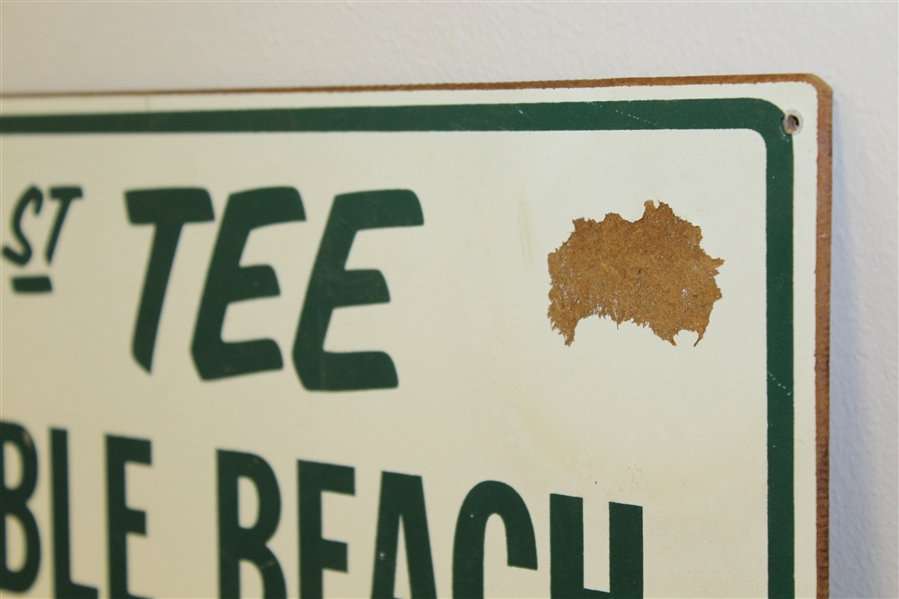 Pebble Beach Golf Links '1st Tee' Sign