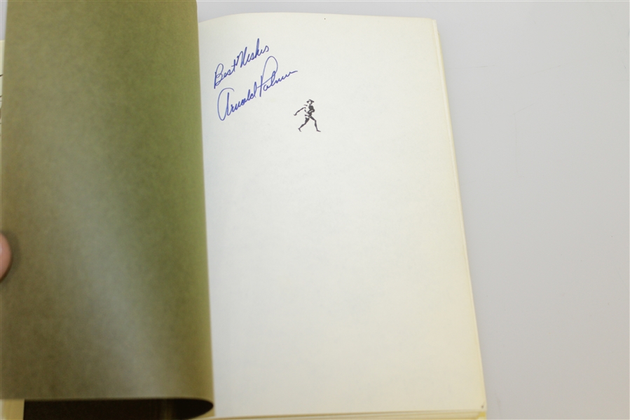 Arnold Palmer Signed 'Go For Broke' Book JSA ALOA