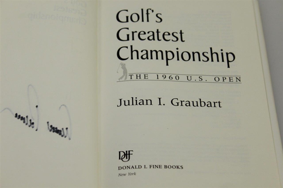Arnold Palmer Signed 'Golf's Greatest Champion: The 1960 US Open' Book JSA ALOA