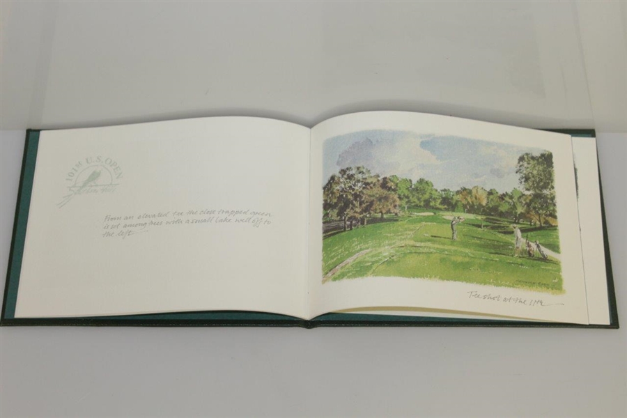 2001 US Open at Southern Hills Artist's Sketchbook Deluxe Edition by Kenneth Reed w/ Slipcase 81/250