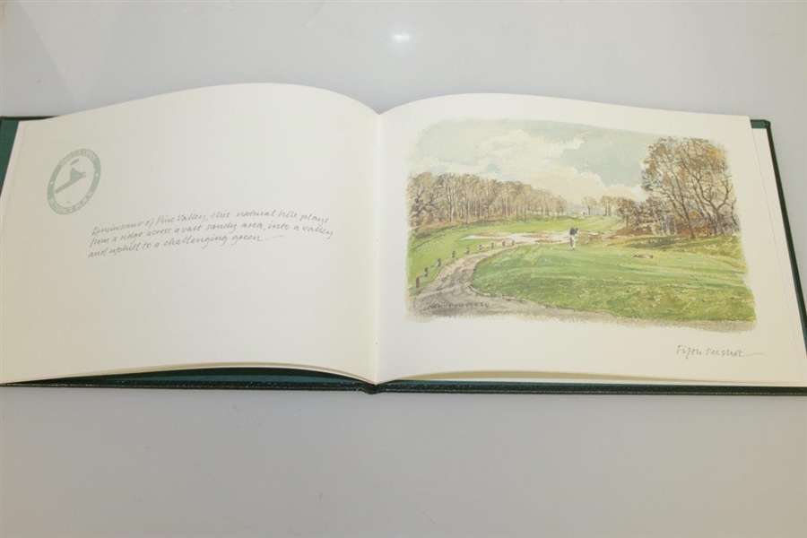 2002 US Open at Bethpage Artist's Sketchbook Deluxe Edition by Kenneth Reed w/ Slipcase 81/250