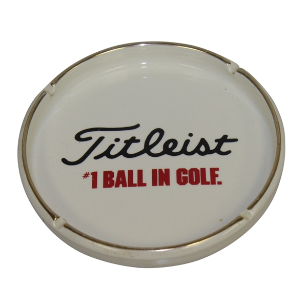 Titleist '#1 Ball in Golf' Ceramic Ashtray
