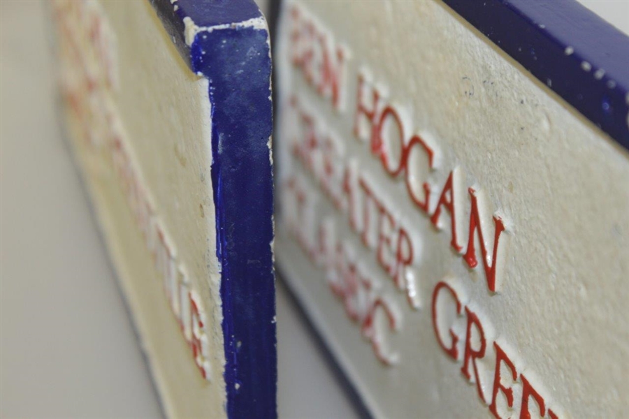 Ben Hogan Greater Greenville Classic Cement Signs - A Pair