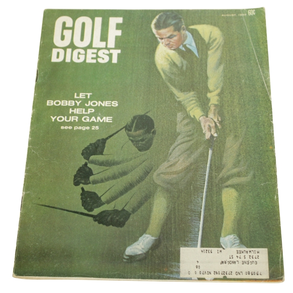 Bobby Jones August 1969 'Golf Digest' Magazine