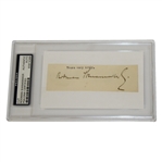 Rodman Wanamaker Vintage Fountain Pen Cut Signature PSA/DNA #83914366