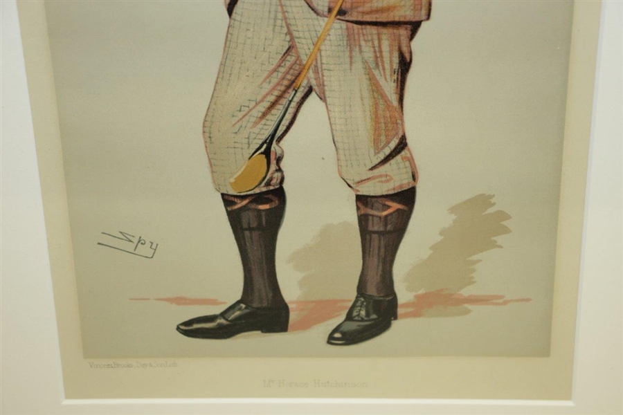Horace Hutchison Vanity Fair/Spy Illustration Framed Piece