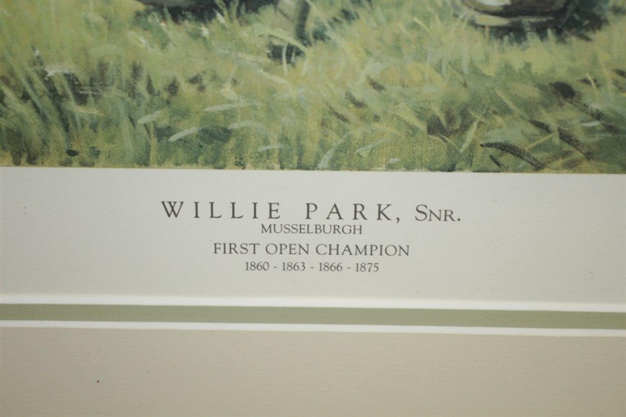 Willie Park Sr. Litho, Signed by Artist Arthur Weaver - 18/250