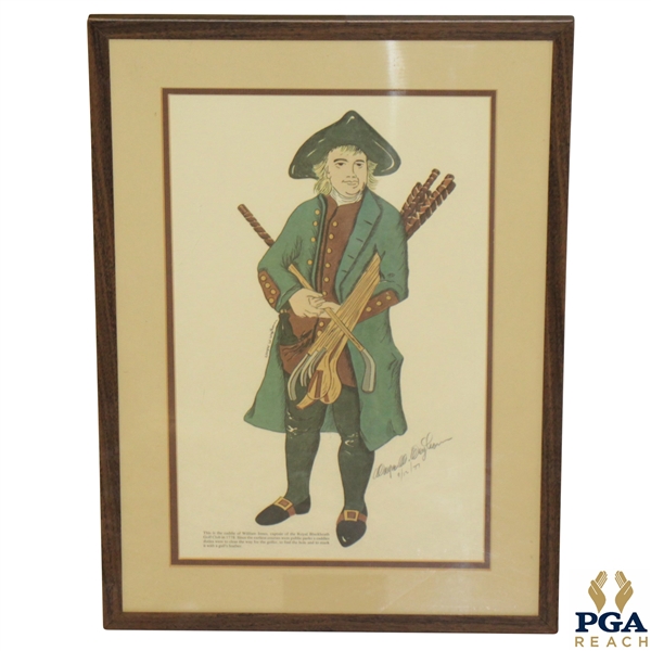 'The Caddie of William Innes' by Wayne Weythorne - Signed And Dated 1977