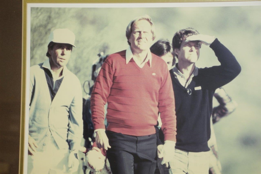 Palmer, Nicklaus, Player & Watson - Great Four in the Desert/Skins Game Signed by Bryan Morgan Photo