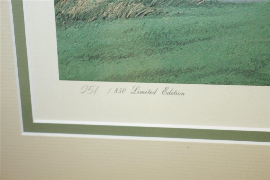 The Clubhouse & 17th At Royal Troon Golf Club Ltd Ed Litho By Linda Hartough - 251/850