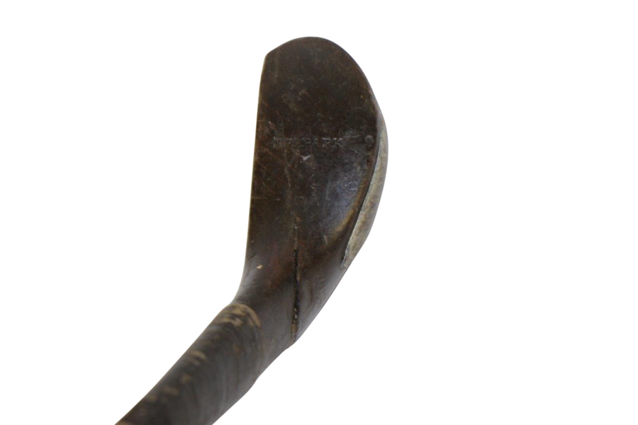 Willie Park Spliced Neck Transitional Wood Shafted Fairway Club Circa 1900 w/ Shaft & Head Stamps