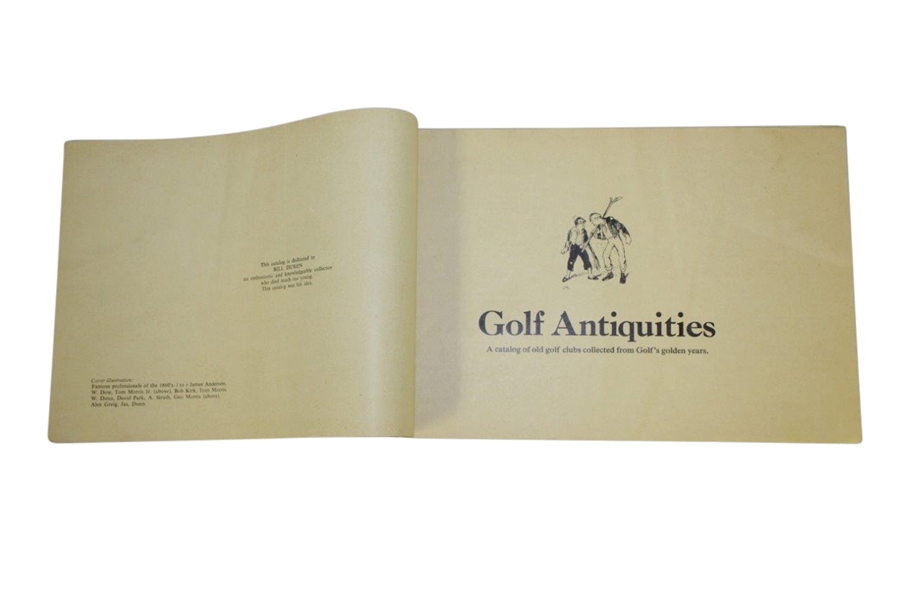 Golf Antiquities Booklet - Catalog of Old Golf Clubs Collected from Golf's Golden Years