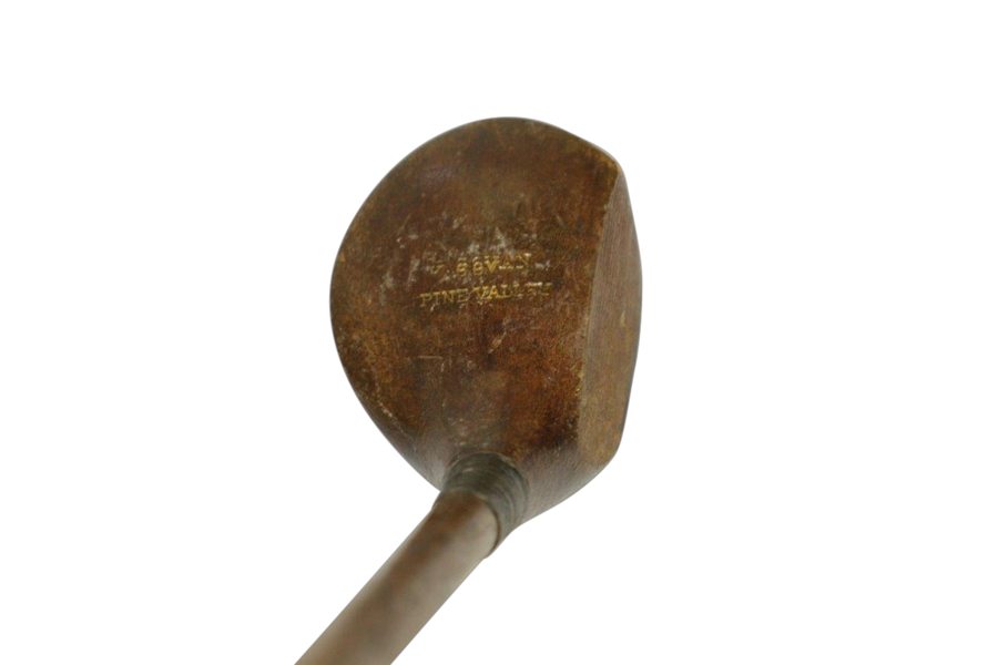 'J. Govan, Pine Valley' Socket Head Wood Shafted Play Club w/ Head Stamp