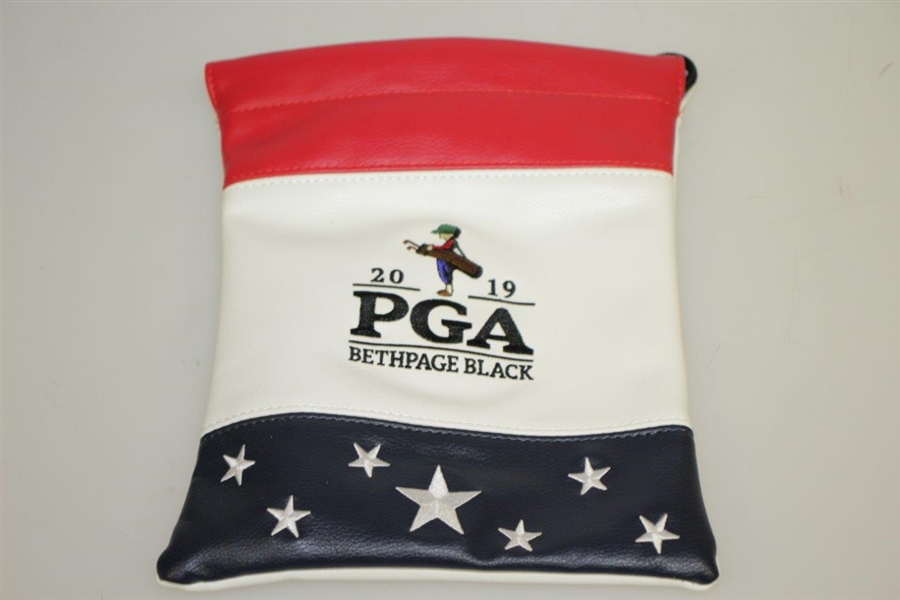2019 PGA Championship Bethpage Ball Marker Set w/ Leather Drawstring Bag - Koepka Win