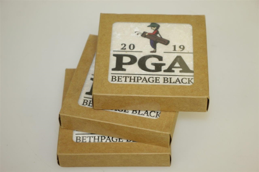 2019 PGA Championship Bethpage Coasters Set - Koepka Win