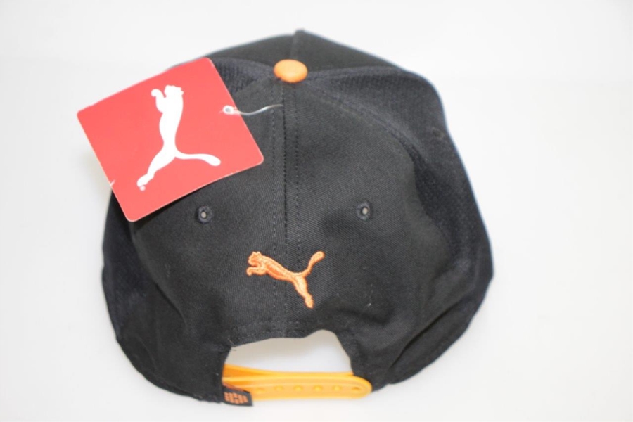 Rickie Fowler Signed Puma Flat Bill Hat w/ Orange Logo JSA #R11784