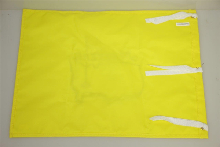Jack Nicklaus Signed Undated Masters Embroidered Flag JSA #Z27397