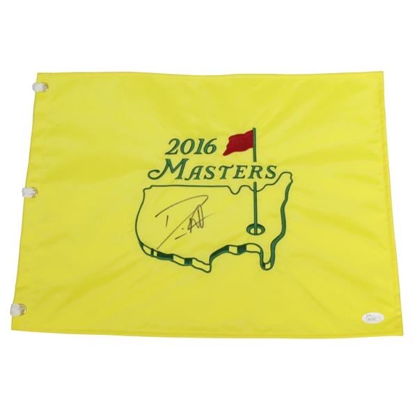 Danny Willett Signed 2016 Masters Embroidered Flag JSA #P67597