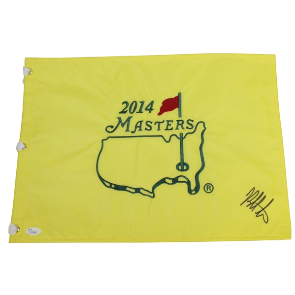 Bubba Watson Signed 2014 Masters Embroidered Flag JSA #L57658