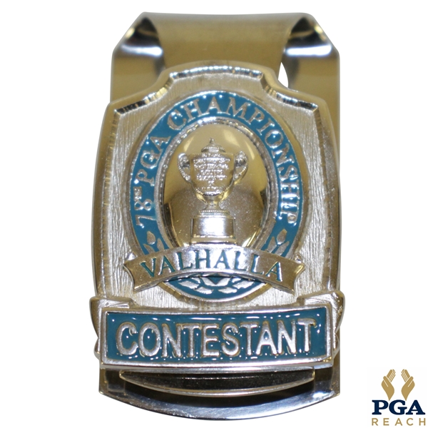 1996 PGA Championship at Valhalla Contestant Badge - Mark Brooks Winner