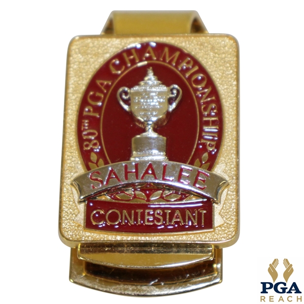 1998 PGA Championship at Sahalee Contestant Badge - Vijay Singh Winner