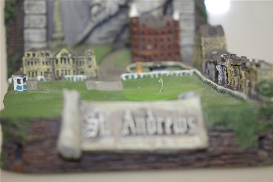 St Andrews Young Tom Morris & Old Course St. Andrews R&A Sculpture Bookend