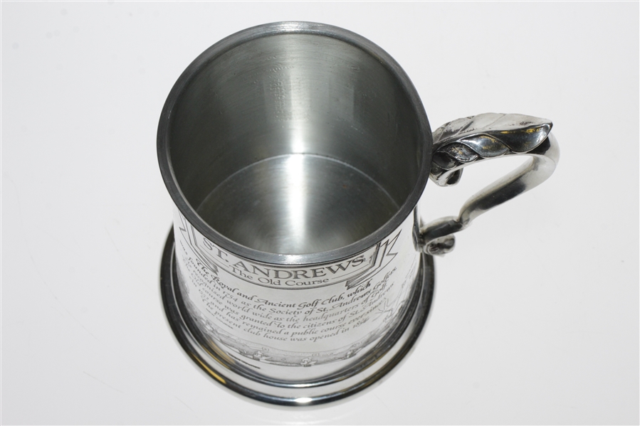 St. Andrews 'The Old Course' Pewter Golf Tankard - Made in England