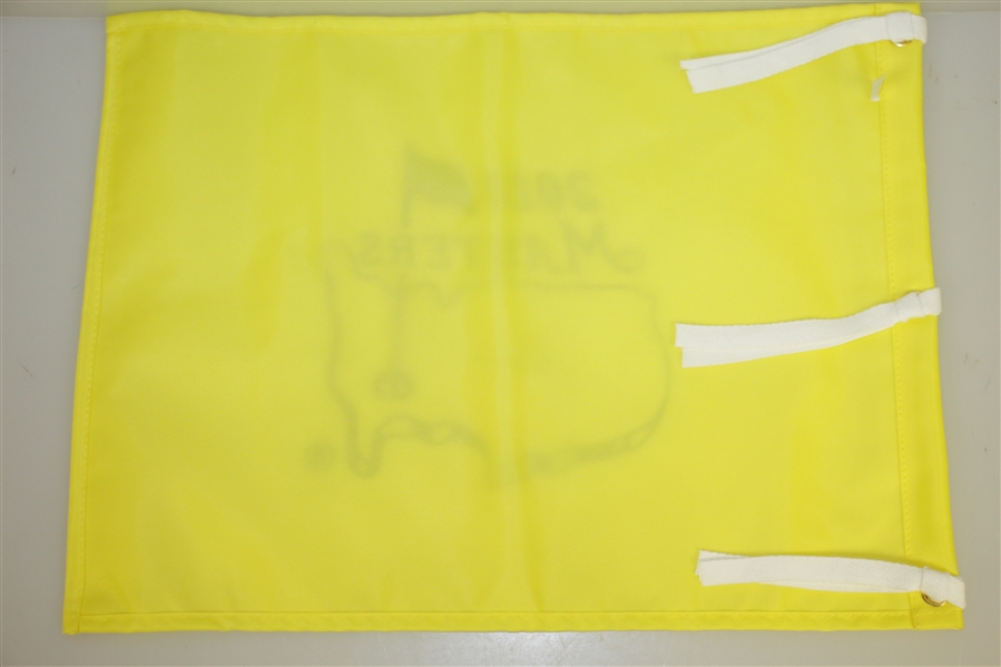 Jack Nicklaus Signed 2011 Masters Embroidered Flag JSA COA