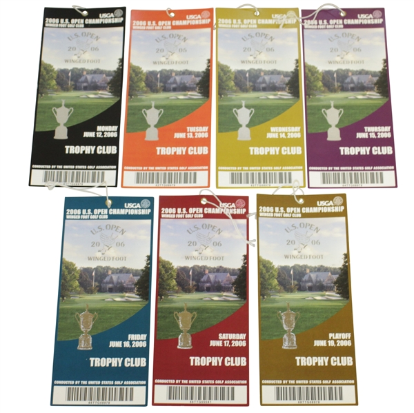 2006 US Open at Winged Foot Tickets Assortment - Oglivy Win