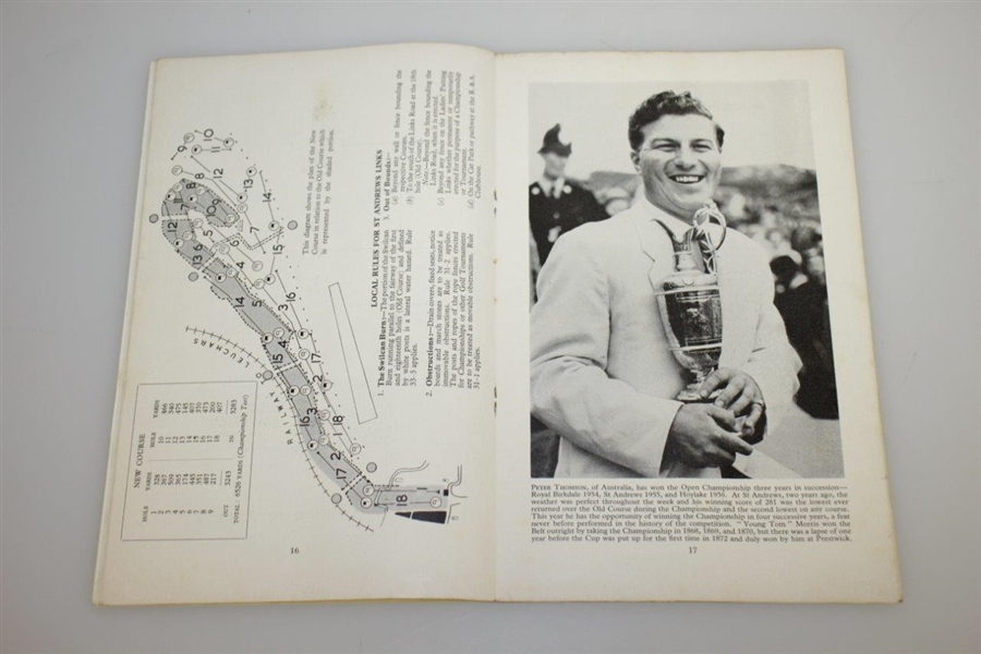 1957 Open Championship at St. Andrews Friday Program - Bobby Locke Winner