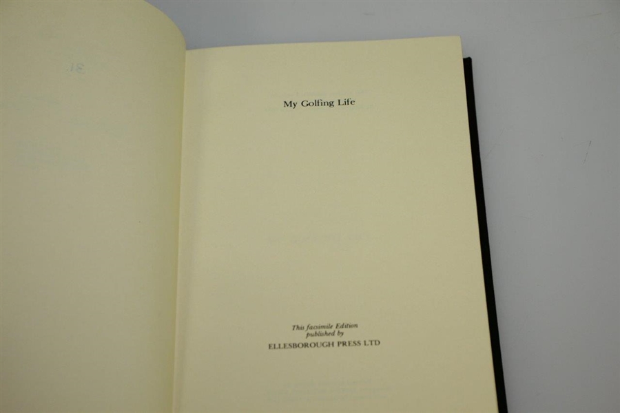 My Golfing Life by Harry Vardon Ltd Ed w/ Slip Case Signed by Steve Thomas - 31/200