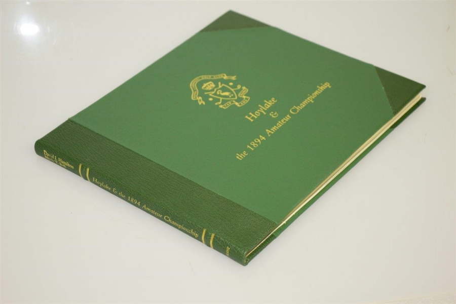 'Hoylake & the 1894 Amateur Championship' Ltd. 1st. Ed 2001 Signed by Authors & Captain