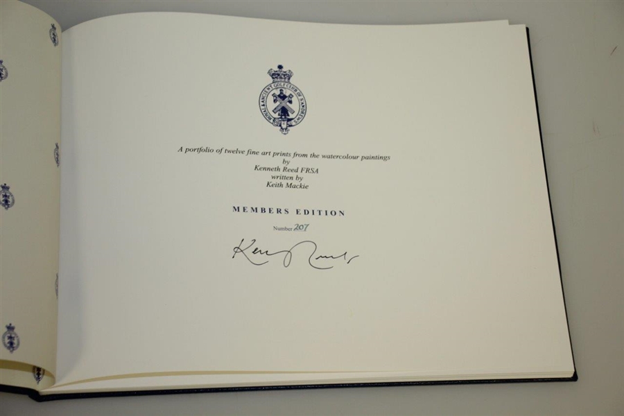 R&A Club St. Andrews Member's Edition Kenneth Reed Signed Portfolio Art Prints #207