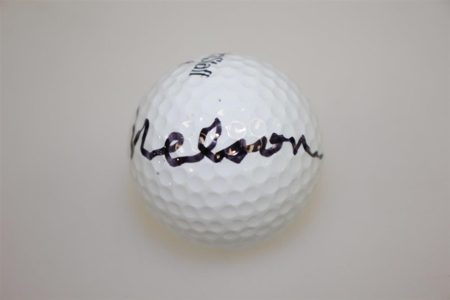 Byron Nelson Signed Wilson Pro Staff Logo Golf Ball JSA ALOA