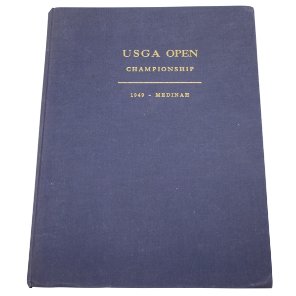 1949 US Open Medinah C.C Hard Cover Program - Cary Middlecoff Win