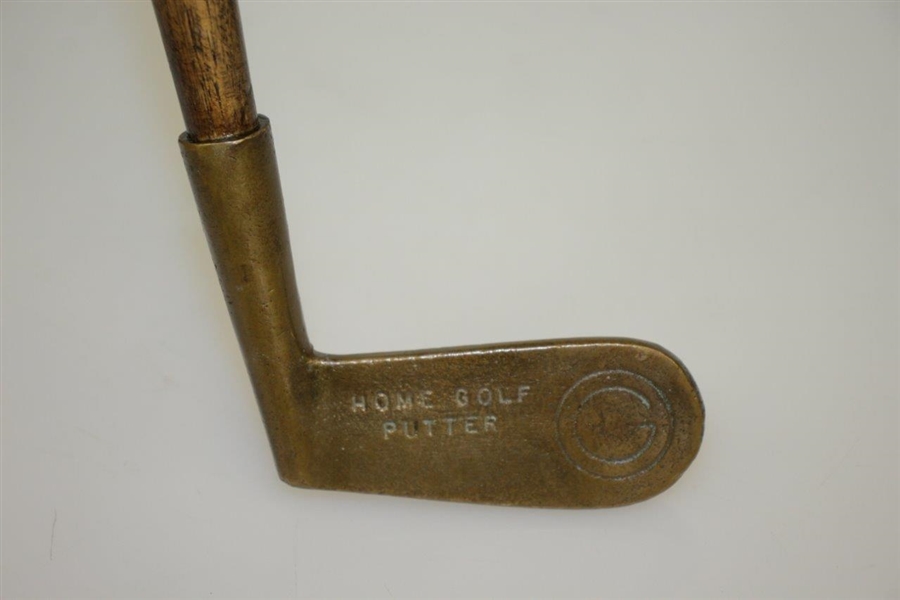 1930s Home Golf Putter w/ Brass Head