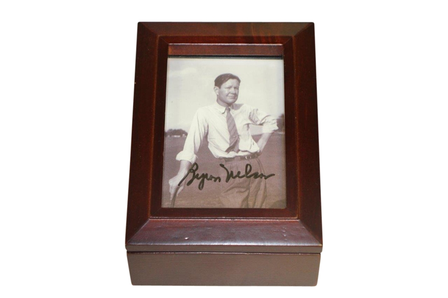 Byron Nelson 'Eleven Straight' Ltd Ed Pocket Watch w/ Signed Box JSA ALOA