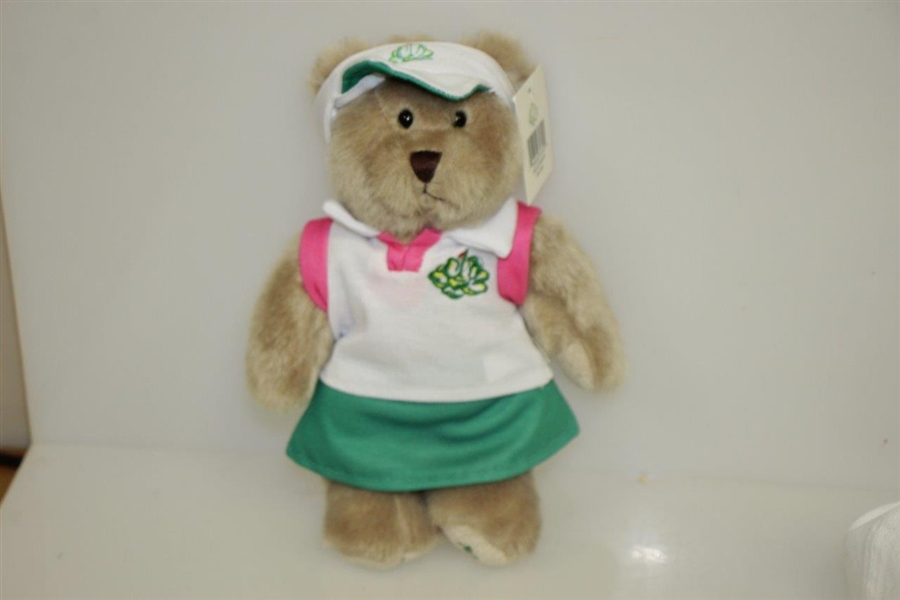 2019 Augusta National Woman's Amateur White Slouch Hat and Bear - Kupcho Win