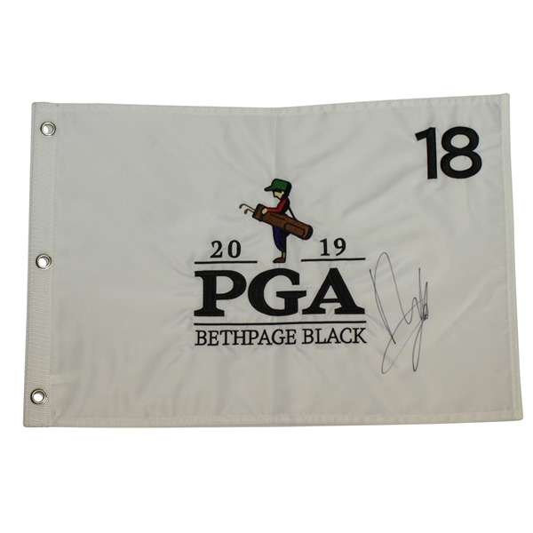 Francisco Molinari Signed 2019 PGA Championship at Bethpage Flag JSA ALOA
