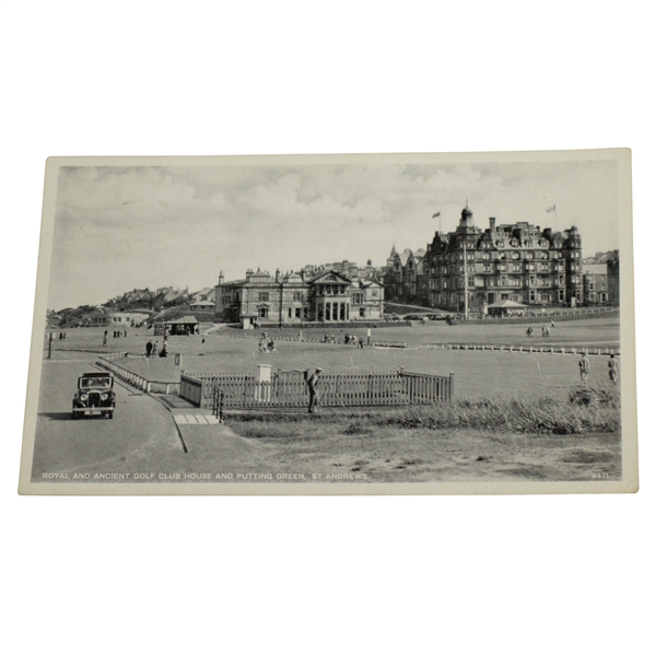 1953 Royal & Ancient Golf Club House and Putting Green St Andrews Postcard
