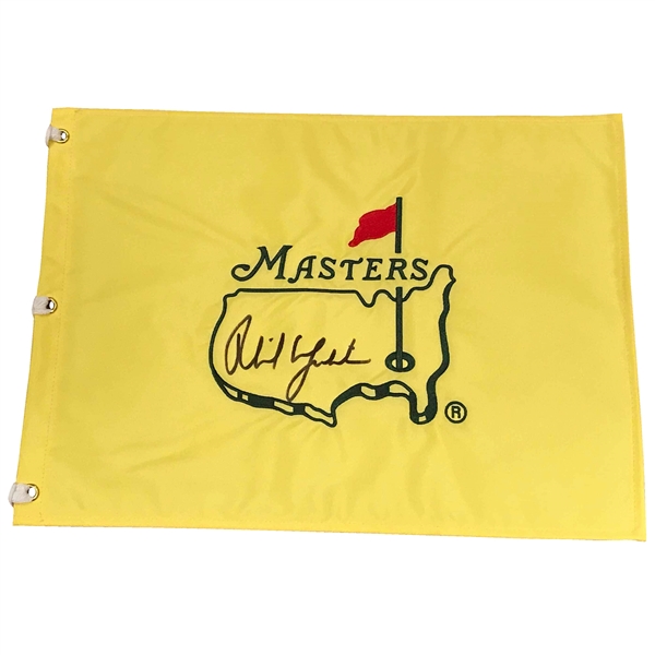 Phil Mickelson Signed Masters Undated Embroidered Flag JSA ALOA