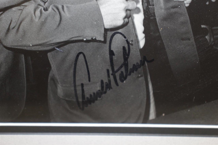 Arnold Palmer Signed 1964 Green Jacket Ceremony Oversize Photo w/ Jack JSA ALOA 